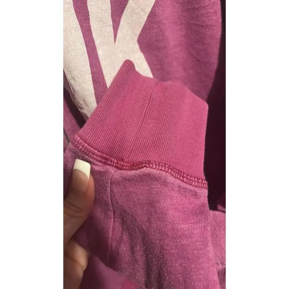 Victoria's Secret Pink Hoodie - Purple and White - Picture 6 of 8